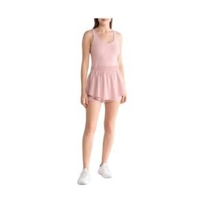 Yogalicious Romper Pale Mauve Lux Pati Hybrid Skort NWT $82 Size Medium 6/8
